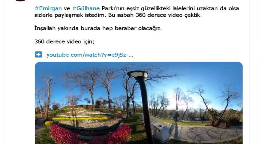 Vali Yerlikaya’dan “Lale mevsimi” paylaşımı