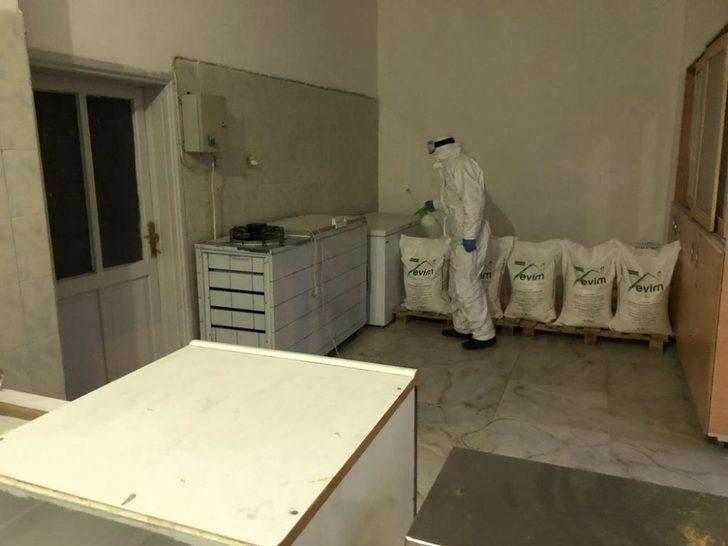 Boyabat’ta ekmek fırınları dezenfekte edildi G3