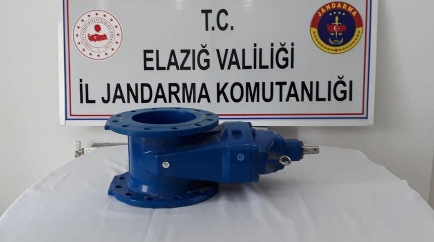 Elazığ&rsquo;da i&ccedil;me suyu vanasını &ccedil;alan ş&uuml;pheli yakalandı