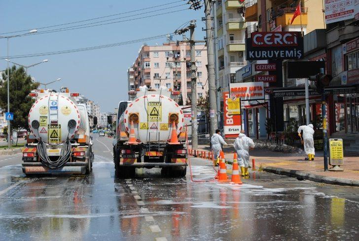 Mezitli’de korona virüsle mücadele çalışmaları sürüyor G3