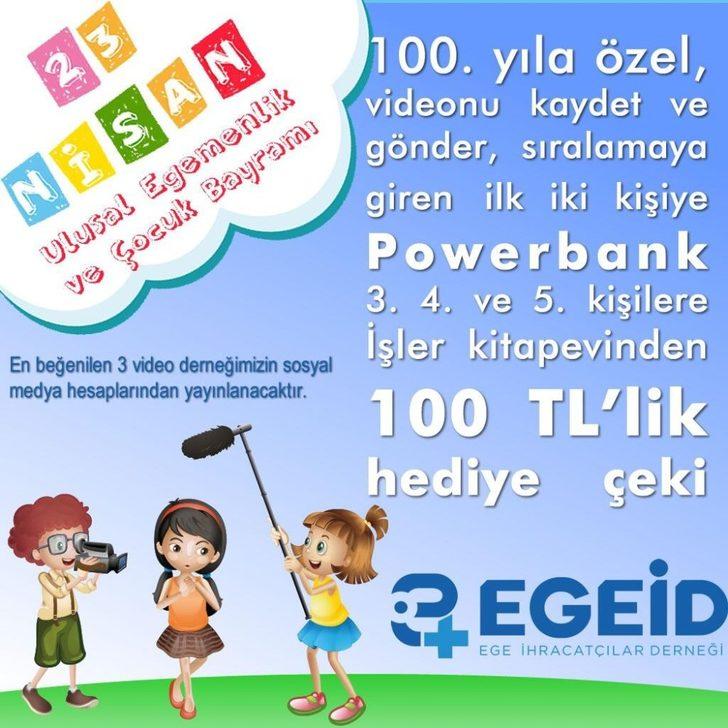 EGEİD, 23 Nisan’ı çocuklarla birlikte kutlayacak G3