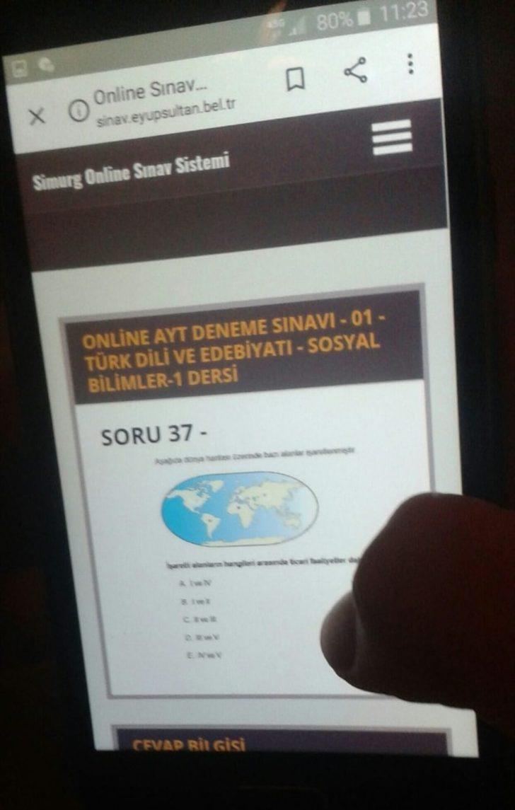 Eyüpsultanlı öğrenciler AYT ile kendilerini test etti G2