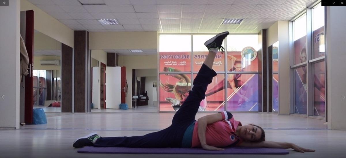 Menderes&rsquo;te evde spor zamanı