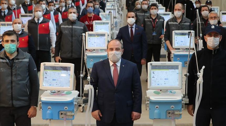 Bakan Varank: Mayıs sonuna kadar beş bin cihaz üretilmiş olacak