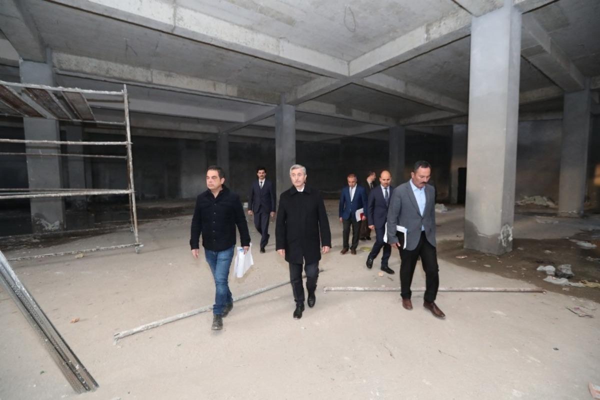 Tahmazoğlu yeni aş evi inşaatını inceledi
