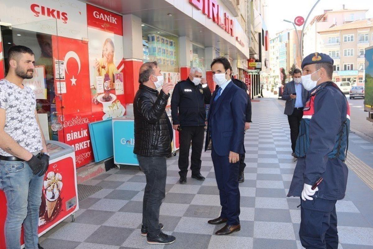 Kaymakam Ataman korona vir&uuml;s tedbirlerini inceledi