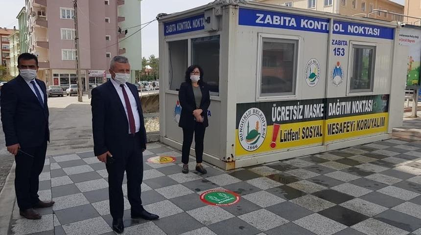 Sungurlu Belediyesi&rsquo;nden vatandaşlara &uuml;cretsiz maske
