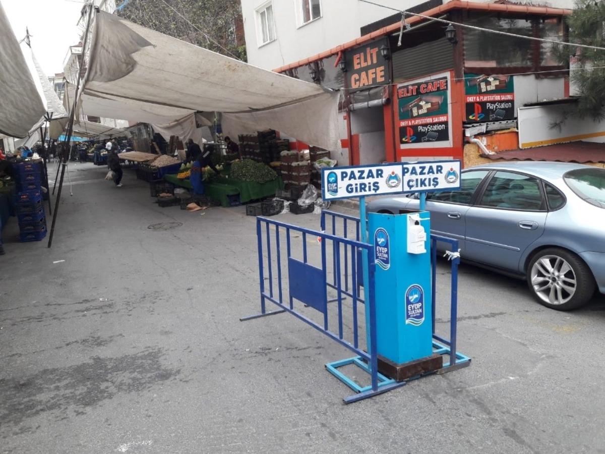 Ey&uuml;psultan&rsquo;da hafta sonu pazarlarının g&uuml;n&uuml; değişti