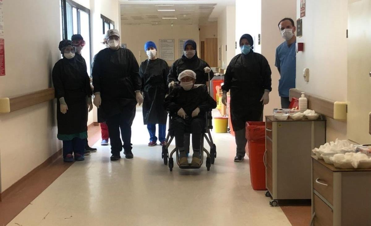 87 yaşında koronayı yendiler!