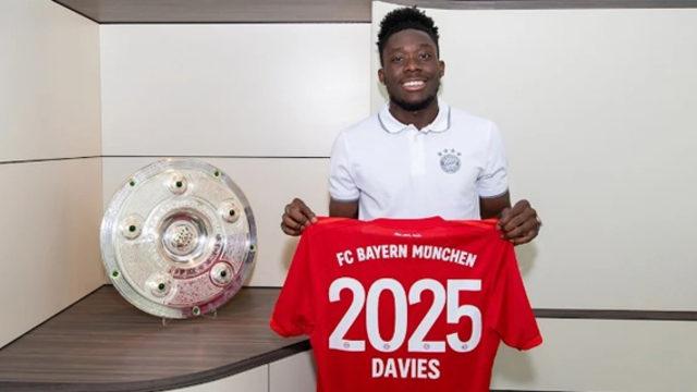 Bayern Münih, Alphonso Davies’in sözleşmesini uzattı