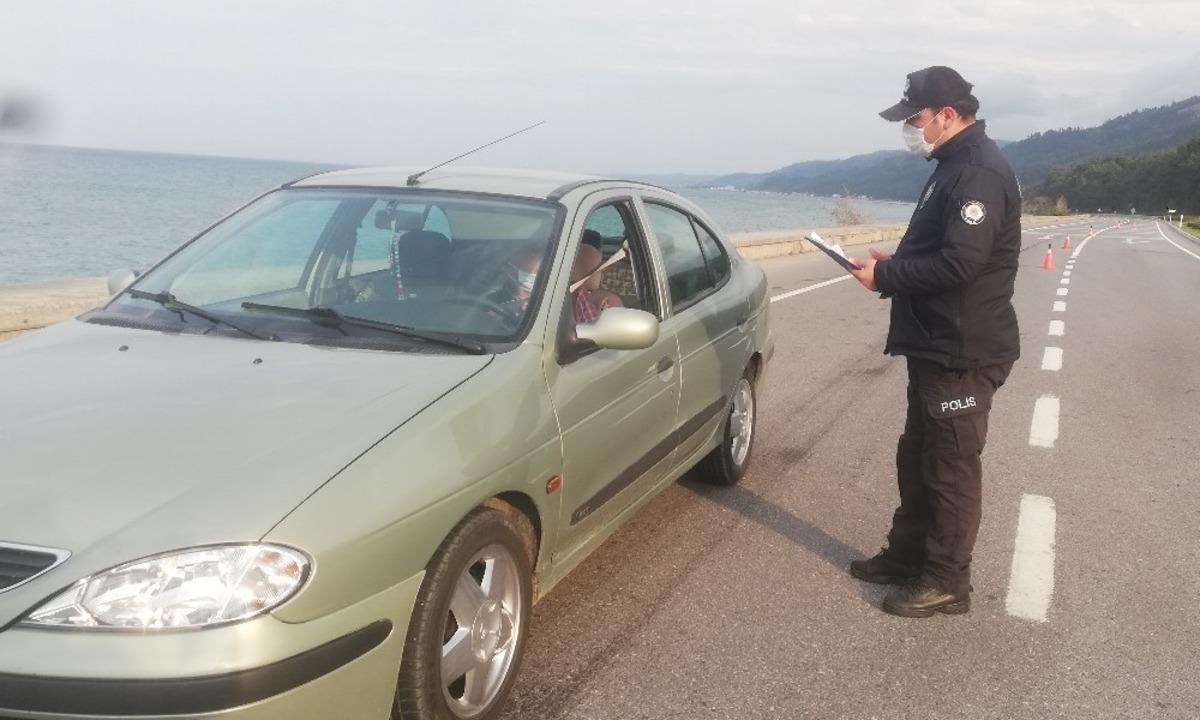 Samsun-Sinop il sınırında denetimler s&uuml;r&uuml;yor