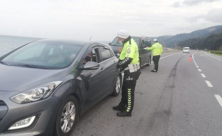 Samsun-Sinop il sınırında denetimler sürüyor G2