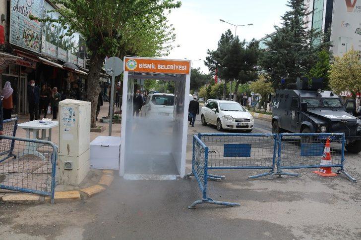 Bismil’de dezenfeksiyon tünelleri hizmete girdi G2