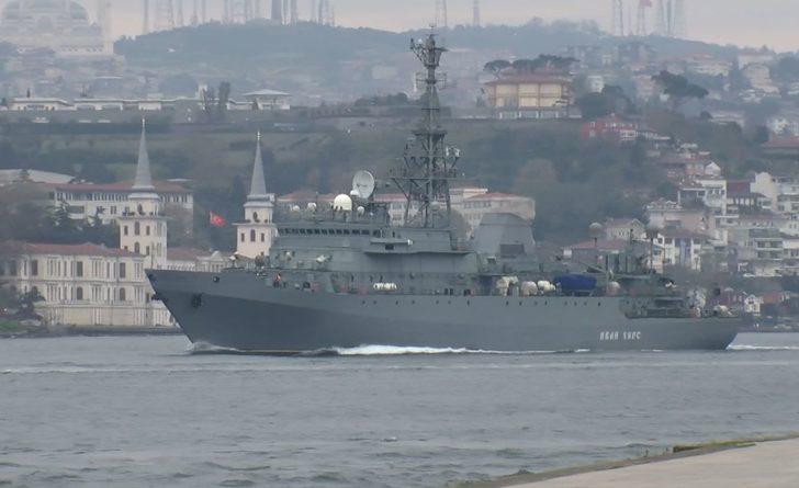 Rus savaş gemileri İstanbul Boğazı'ndan Rus savaş gemileri G3