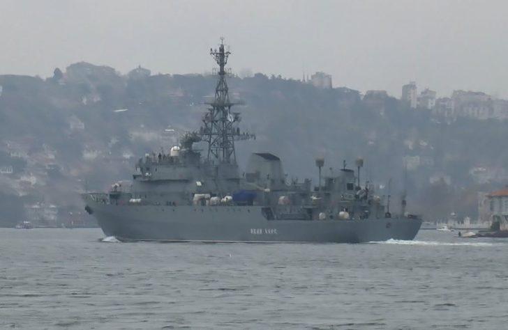 Rus savaş gemileri İstanbul Boğazı'ndan Rus savaş gemileri G5