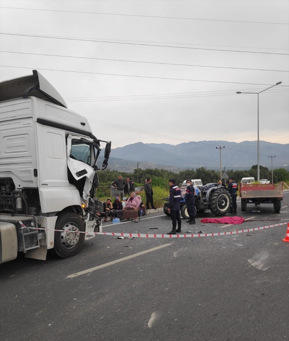 Aydın'da beton mikseriyle &ccedil;arpışan trakt&ouml;r&uuml;n 14 yaşındaki s&uuml;r&uuml;c&uuml;s&uuml; &ouml;ld&uuml;