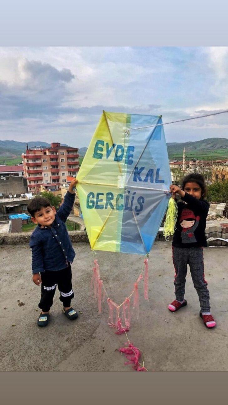 Gercüşlülere uçurtmayla evde kal çağrısı G1