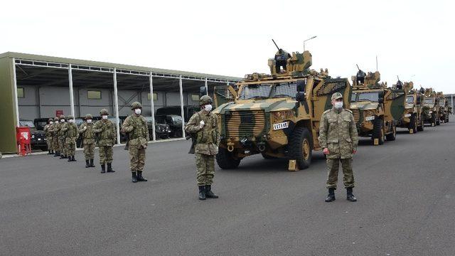 Mehmetçiklere korona virüs koruması
