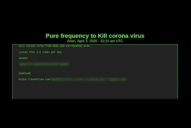 dark web koronavirüs