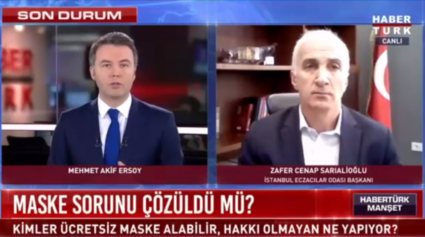 İstanbul'da ka&ccedil; maske dağıtıldı? Canlı yayında a&ccedil;ıkladı