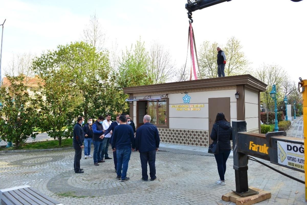 Taksi durakları yenileniyor, S&uuml;leymanpaşa&rsquo;nın &ccedil;ehresi değişiyor
