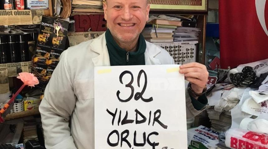 32 yıldır kesintisiz oru&ccedil; tutuyor! &lsquo;Oru&ccedil; Tutan Adam' olarak biliniyor