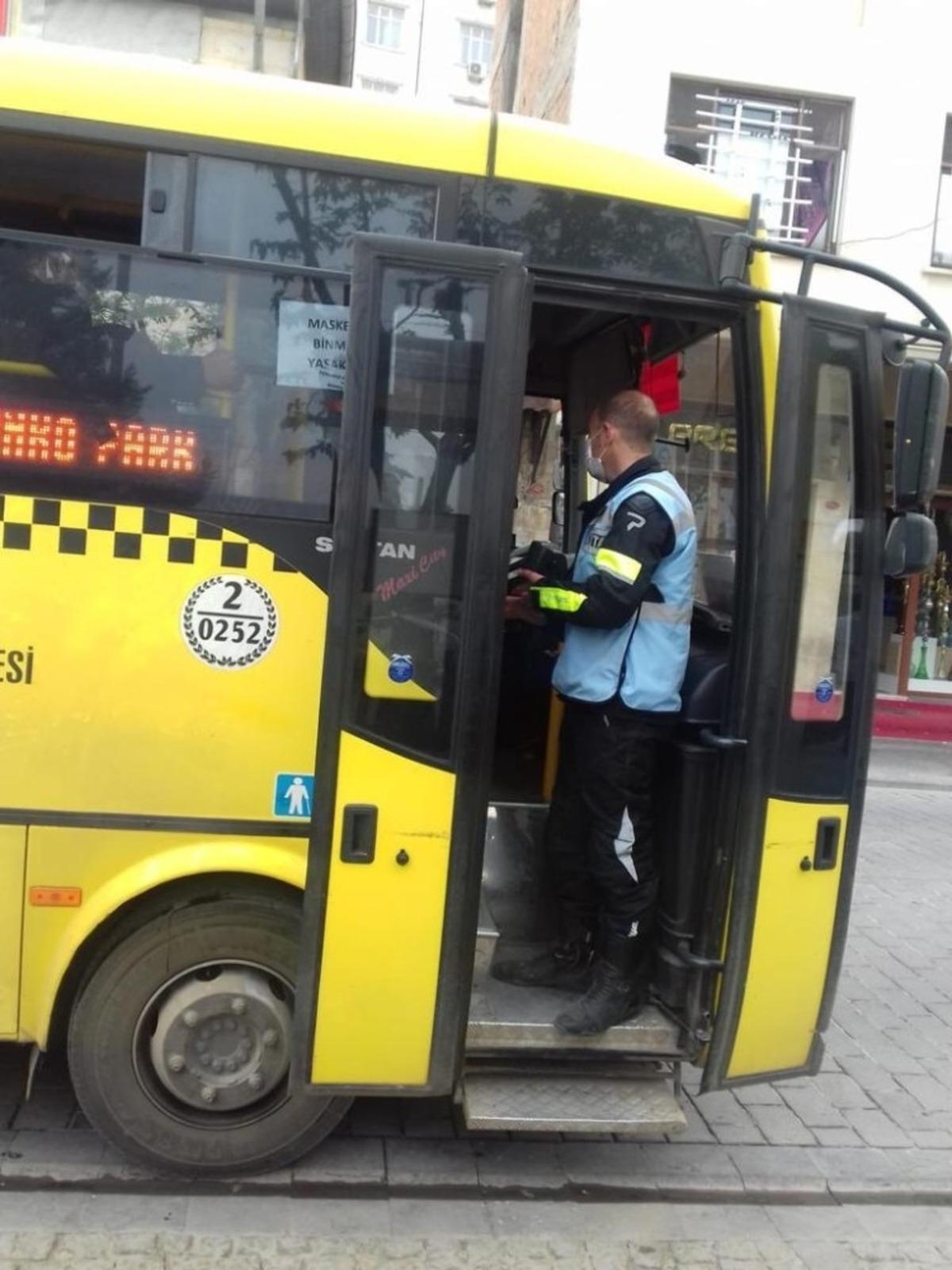 B&uuml;y&uuml;kşehir toplu taşımada korona denetimlerini yoğunlaştırdı