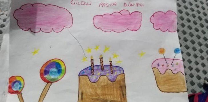 Başkan Ensari’den hayalindeki pastayı çizen kıza sürpriz G3