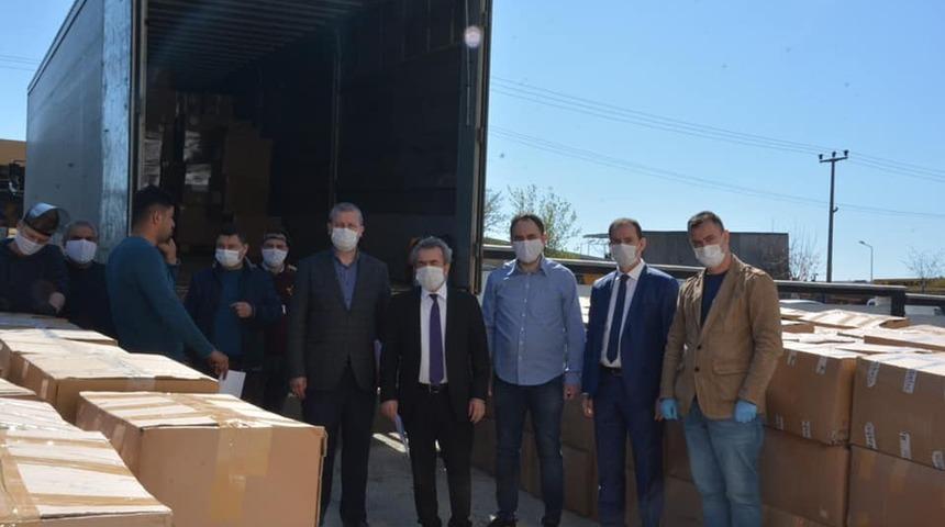 Çorlu TSO üyelerine ücretsiz maske dağıtımına başladı