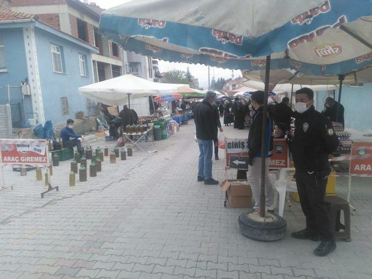 Zabıta ekipleri pazar yerini denetledi G3