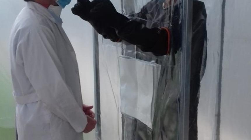 Gölbaşı Devlet Hastanesine numune kabul kabin bağışı