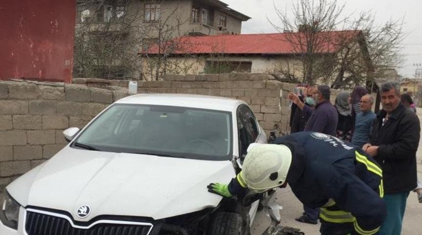 Van&rsquo;da trafik kazası; 1 yaralı