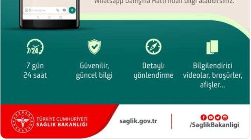 Sağlık Bakanlığı'ndan koronavirüs için 'WhatsApp Danışma Hattı'
