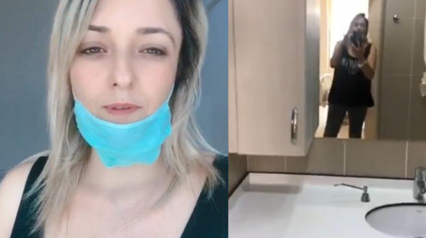 Koronaya yakalanan genç kadının hastanede ’karantina odası’ şaşkınlığı