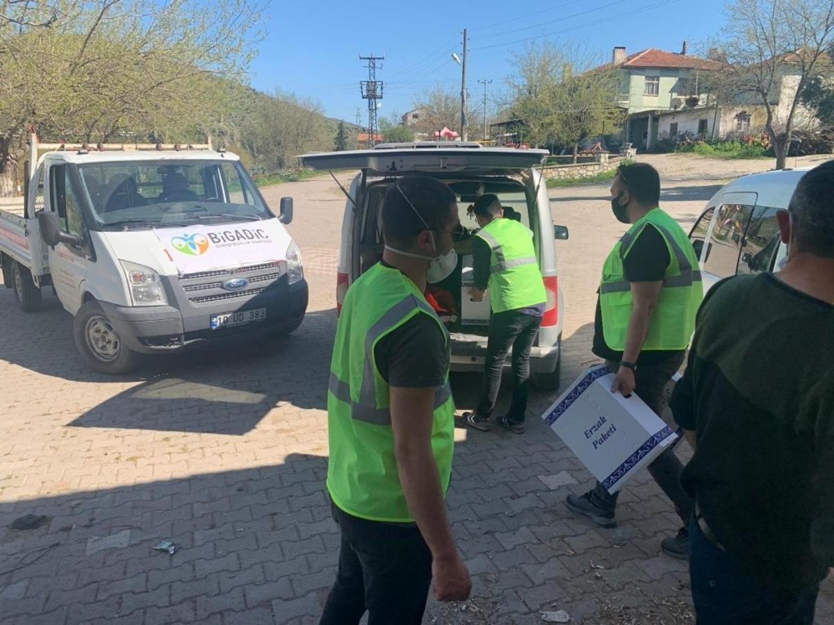 Bigadi&ccedil;&rsquo;te ihtiya&ccedil; sahiplerine destek