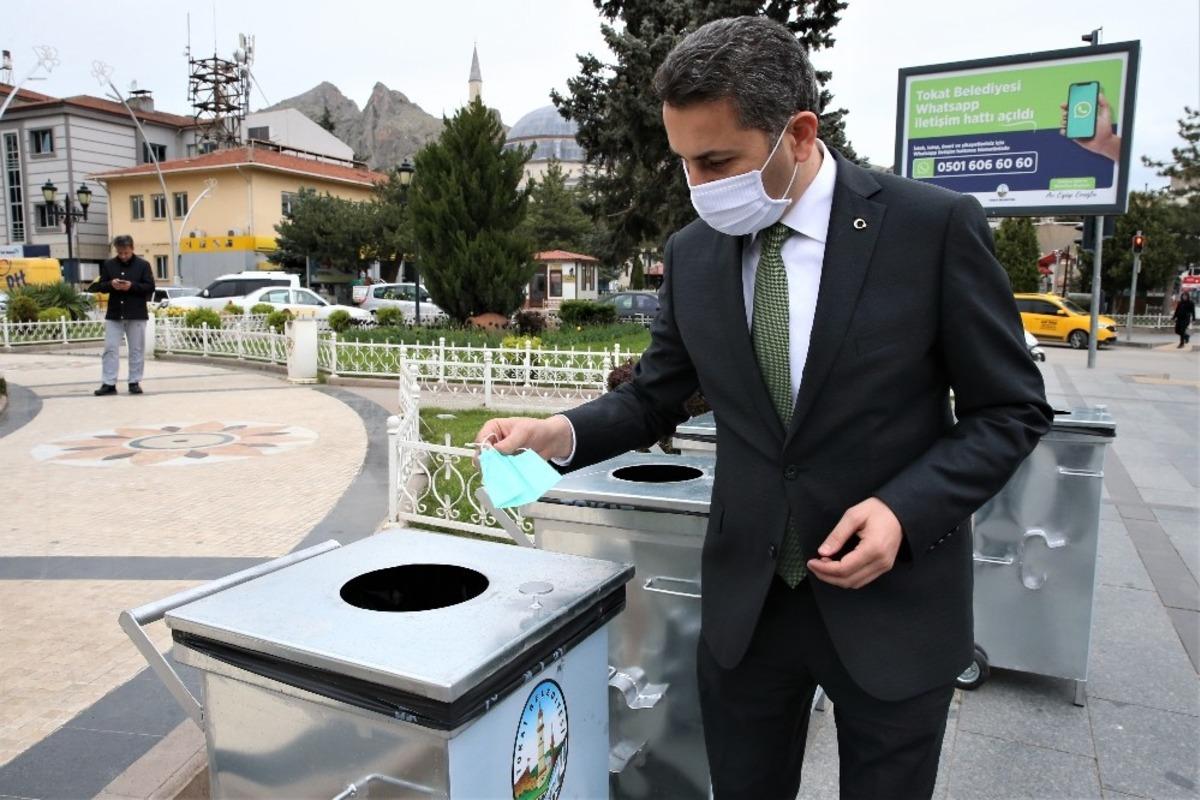 Tokat&rsquo;ta maske ve eldiven atıklarına &ouml;zel &ccedil;&ouml;z&uuml;m