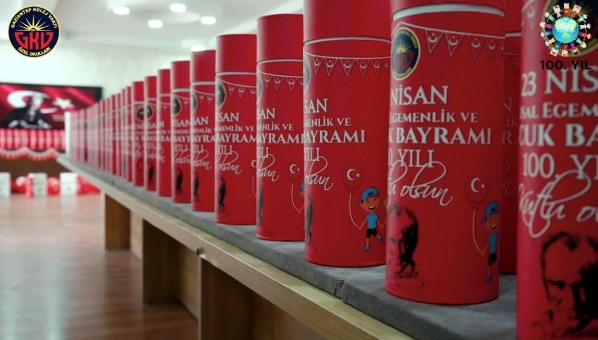 Gaziantep Kolej Vakfı &Ouml;zel Okulları &ouml;ğrencilerini unutmadı