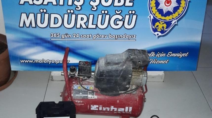 İnşaattan malzeme &ccedil;alan hırsızlar yakalandı