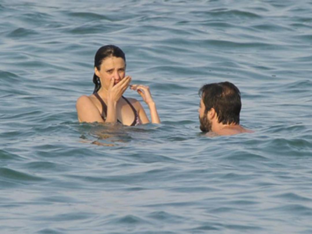 Nehir Erdoğan ve Ahmet Sesig&uuml;rgil tatilde