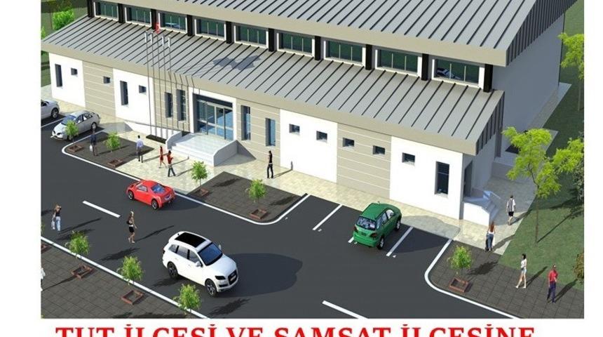 Tut ve Samsat&rsquo;a kapalı spor salonu