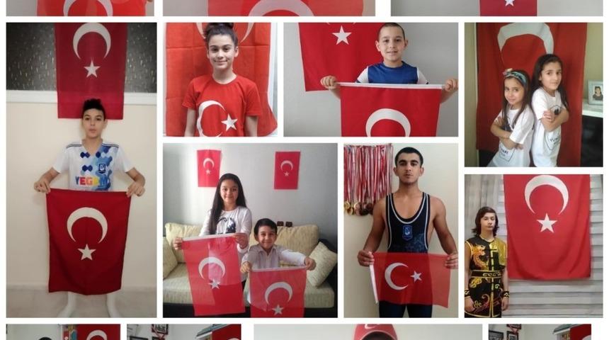 Yunusemreli sporcular 23 Nisan’ı kutladı