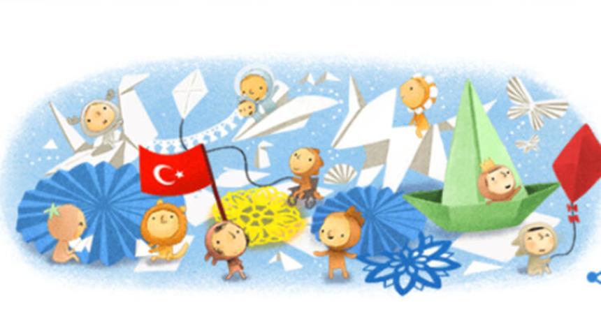 Google'dan 23 Nisan'a özel doodle sürprizi