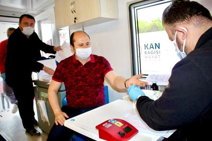 Sincanlı şoför esnafından kan bağışı G3