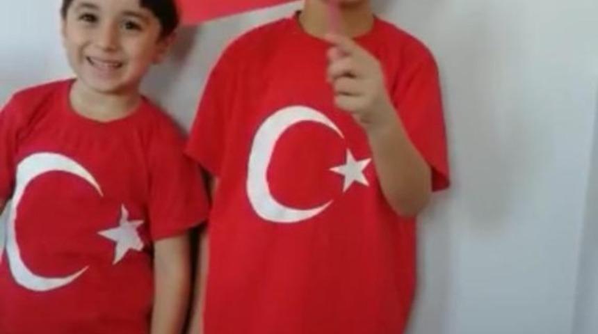 &Ccedil;ocuklar bayramı uzaktan kutladı