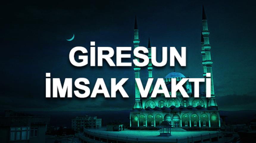 Giresun imsakiyesi 2020: Giresun sahur saati ve imsak vakti ka&ccedil;ta? 
