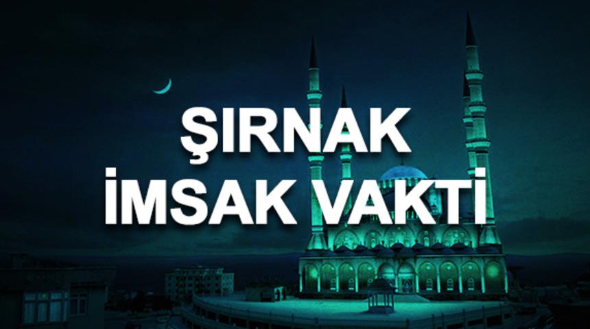 Şırnak imsakiyesi 2020: Şırnak sahur saati ve imsak vakti ka&ccedil;ta? 