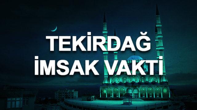 Tekirdağ imsakiyesi 2020: Tekirdağ sahur saati ve imsak vakti kaçta? 