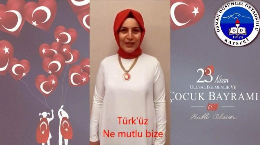 &Ouml;ğrencilerin sesiyle &ouml;ğretmenlerden 23 Nisan mesajı