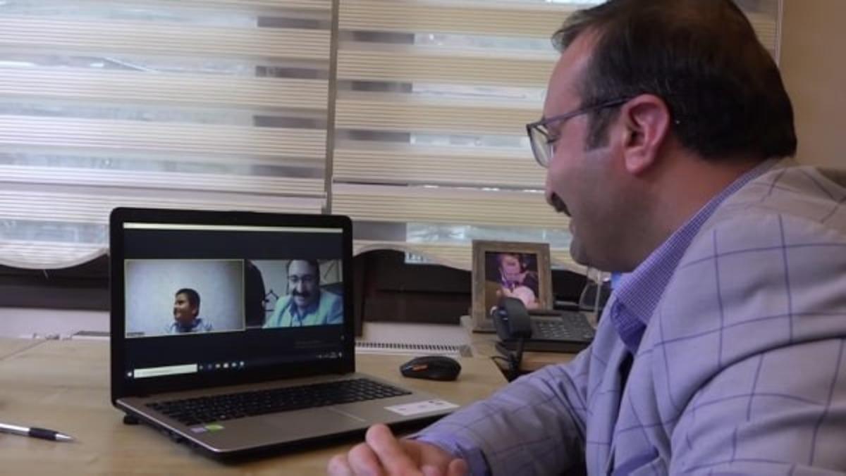 Başkan Doğan, koltuğunu telekonferans y&ouml;ntemiyle devretti