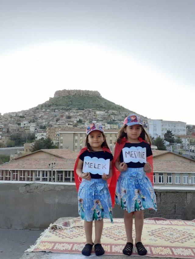 Mardin damlarında 23 Nisan coşkusu